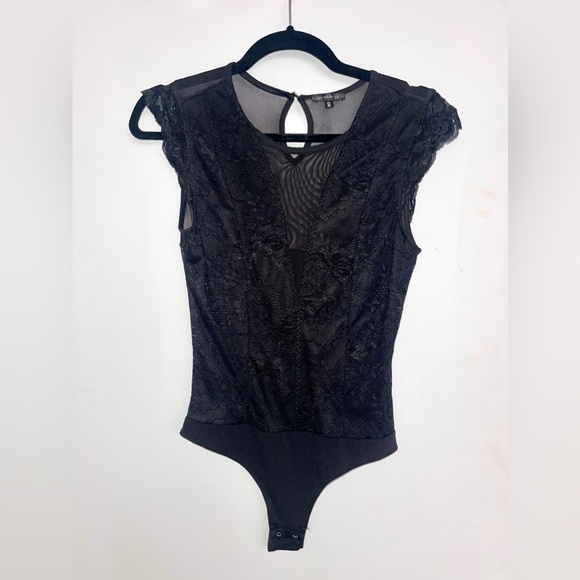 LACEY BLACK DYNAMITE BODYSUIT - Picture 1 of 4